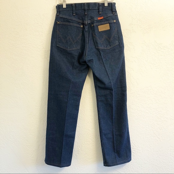 Vintage 90s Wrangler Cotton Blue Jeans High Rise - Picture 2 of 10
